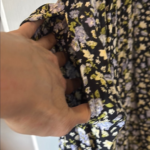 Free People Floral Maxi Dress - Black and White - Picture 4 of 6